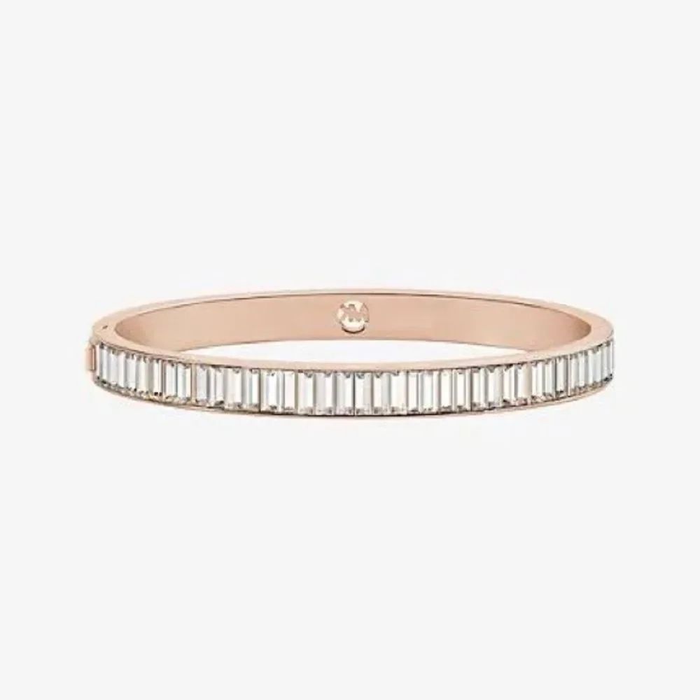 New Michael KorsโCubic Zirconia Rose Gold Bangle